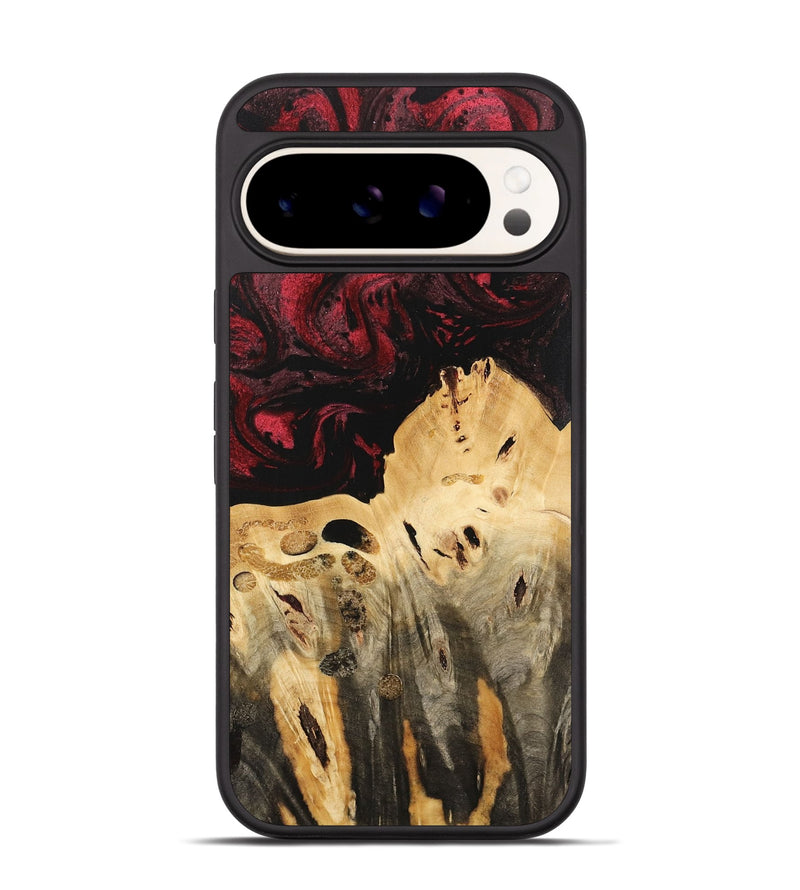 Pixel 9 Pro Wood Phone Case - Jackie (Red, 740759)