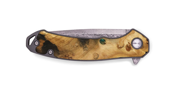 EDC Wood Pocket Knife - Trever (Green, 740760)