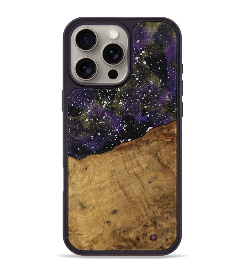 iPhone 16 Pro Max Wood Phone Case - Mahmoud (Cosmos, 740776)