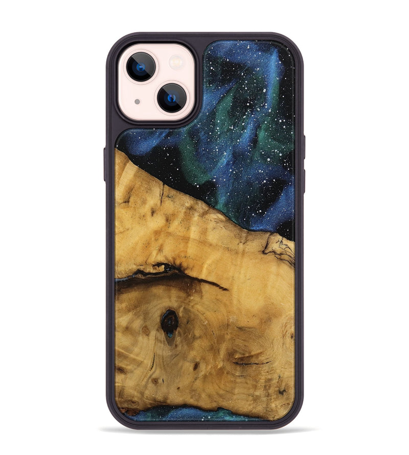 iPhone 14 Plus Wood Phone Case - Okan (Cosmos, 740788)