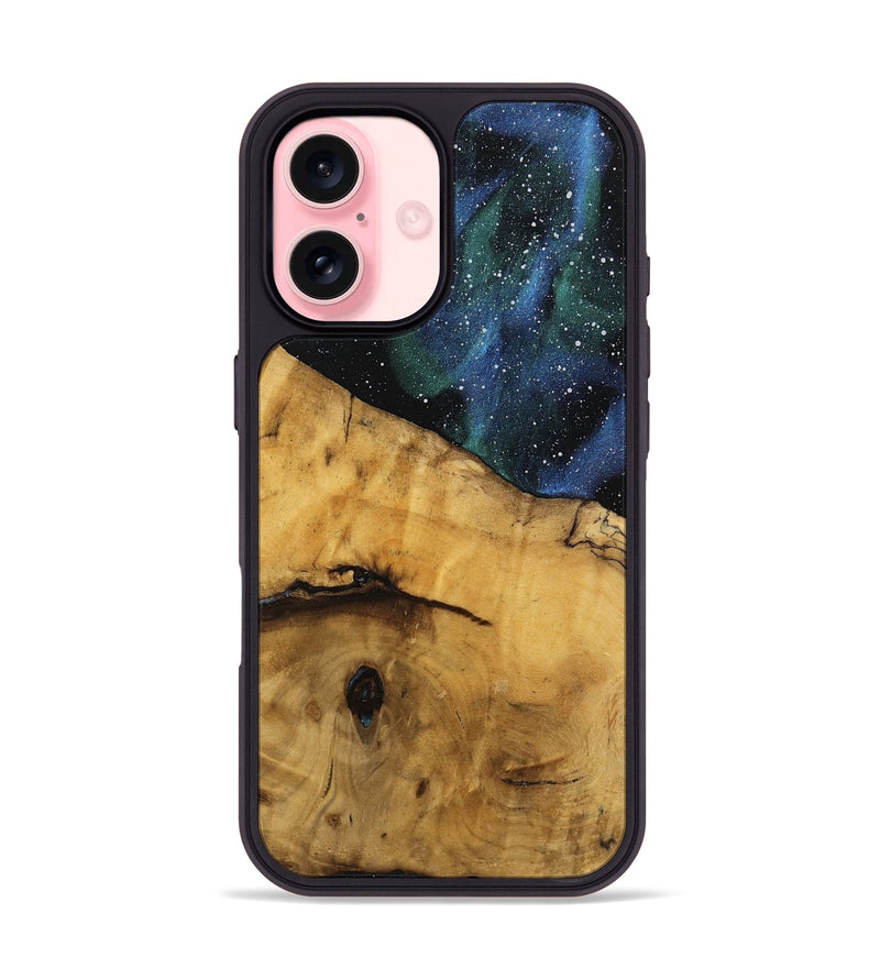 iPhone 16 Wood Phone Case - Okan (Cosmos, 740788)