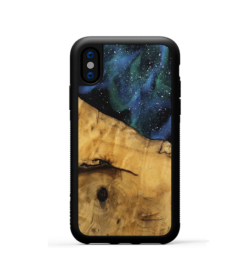 iPhone Xs Wood Phone Case - Okan (Cosmos, 740788)