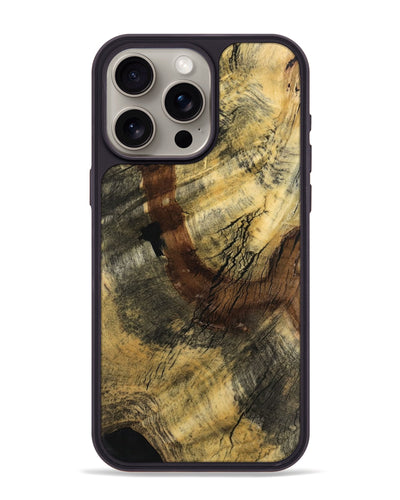 iPhone 15 Pro Max Wood Phone Case - Elyn (Wood Burl, 740793)