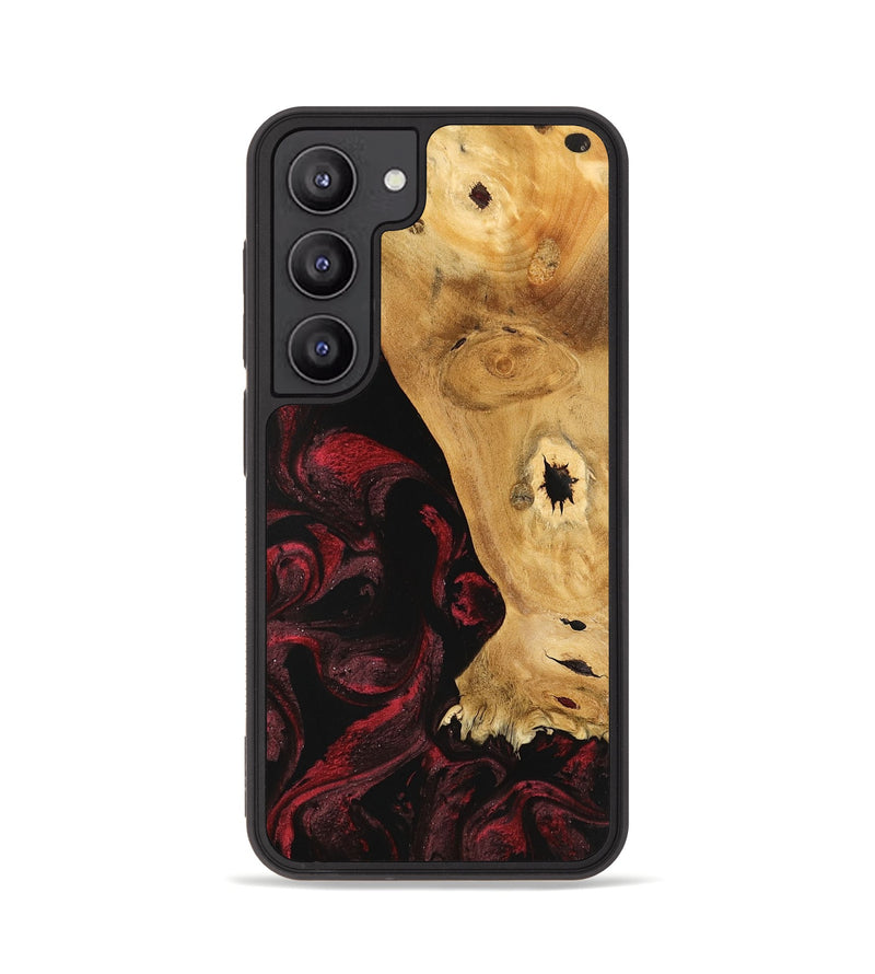 Galaxy S23 Wood Phone Case - Trudey (Red, 740799)