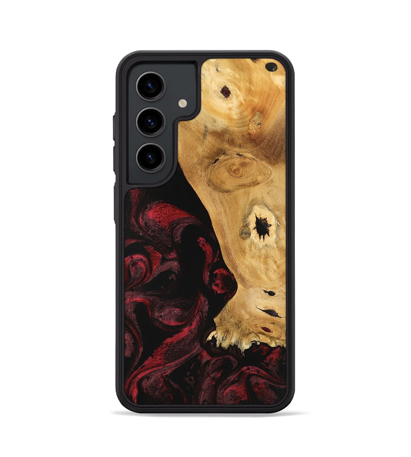 Galaxy S24 Wood Phone Case - Trudey (Red, 740799)