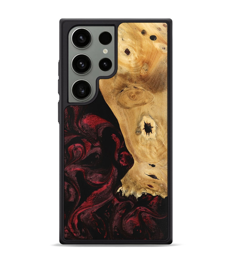 Galaxy S24 Ultra Wood Phone Case - Trudey (Red, 740799)