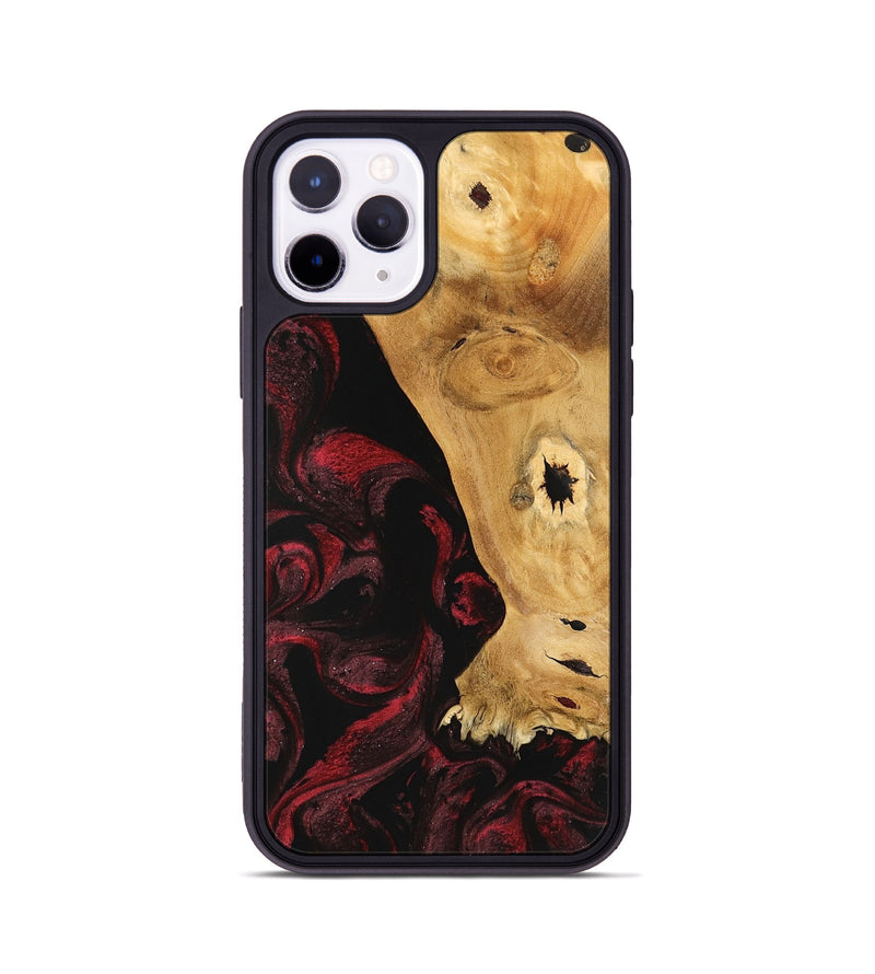 iPhone 11 Pro Wood Phone Case - Trudey (Red, 740799)