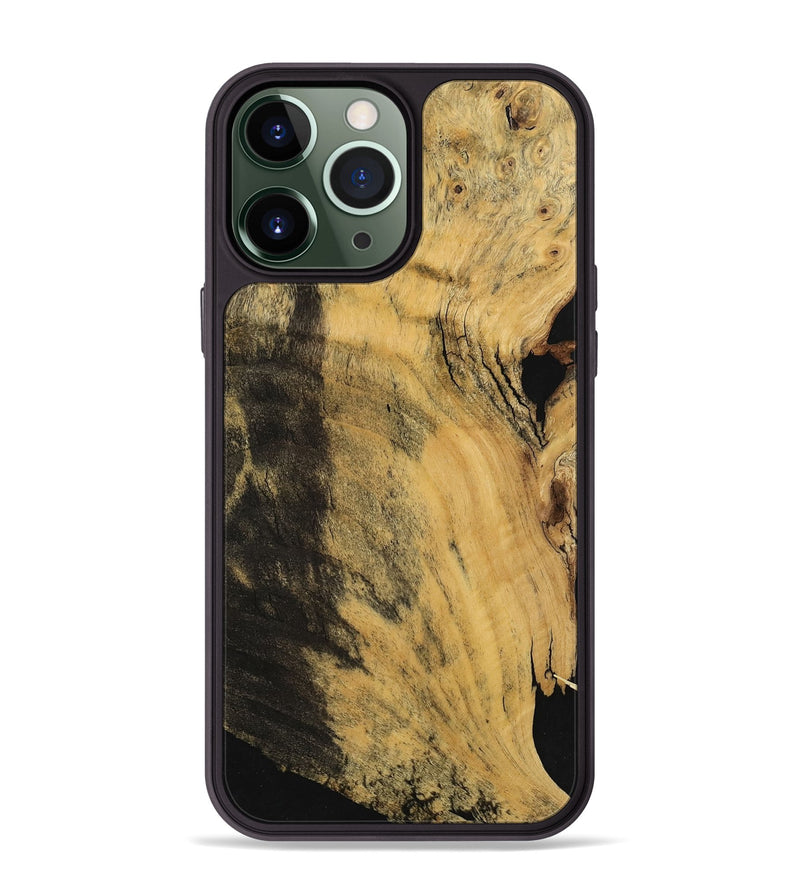 iPhone 13 Pro Max Wood Phone Case - Leonie (Wood Burl, 740803)