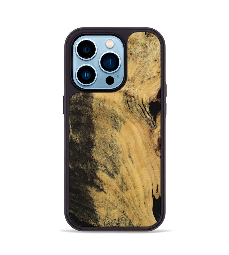 iPhone 14 Pro Wood Phone Case - Leonie (Wood Burl, 740803)