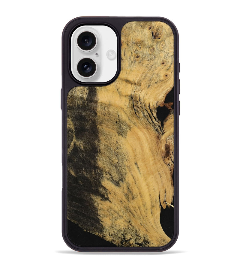 iPhone 16 Plus Wood Phone Case - Leonie (Wood Burl, 740803)