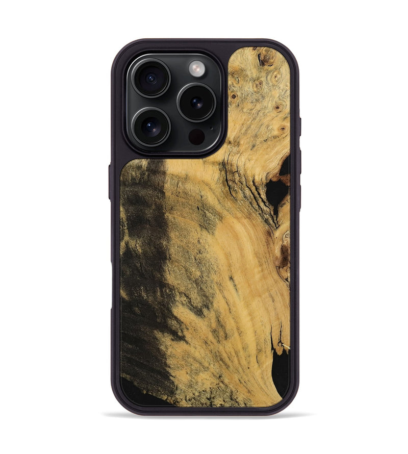 iPhone 16 Pro Wood Phone Case - Leonie (Wood Burl, 740803)