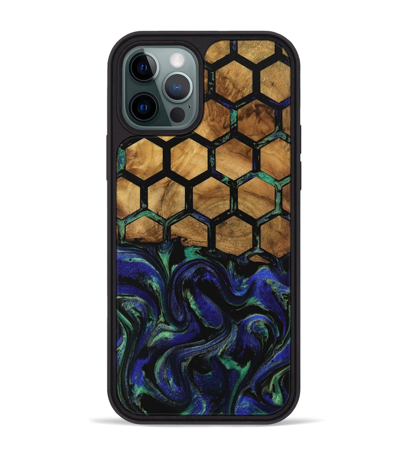 iPhone 12 Pro Max Wood Phone Case - Nadya (Pattern, 740824)