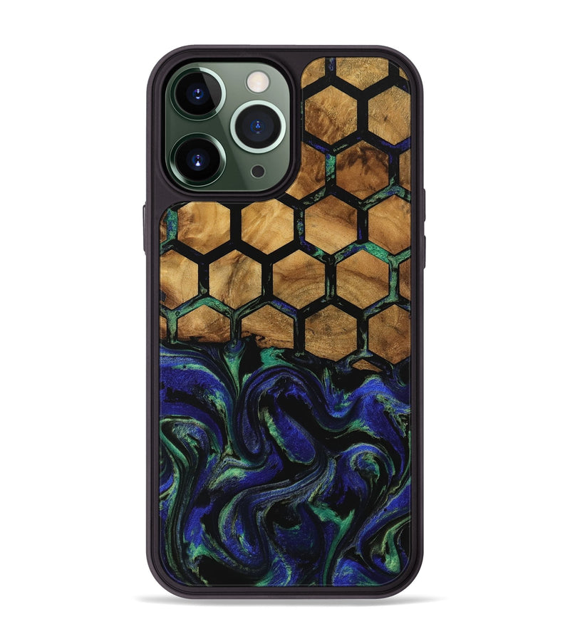 iPhone 13 Pro Max Wood Phone Case - Nadya (Pattern, 740824)