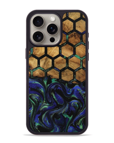 iPhone 15 Pro Max Wood Phone Case - Nadya (Pattern, 740824)