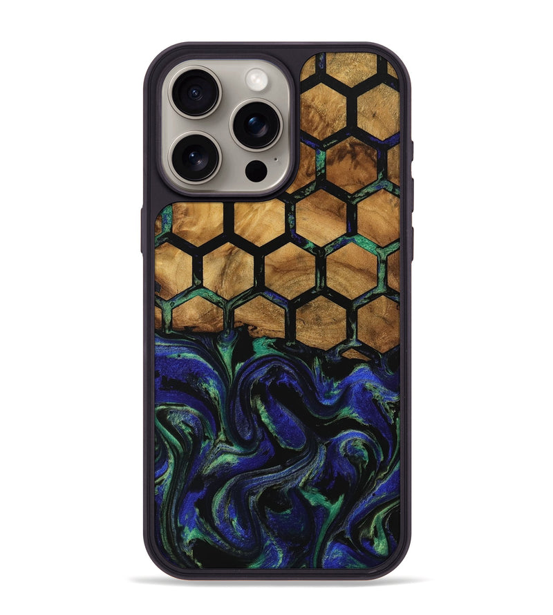 iPhone 15 Pro Max Wood Phone Case - Nadya (Pattern, 740824)