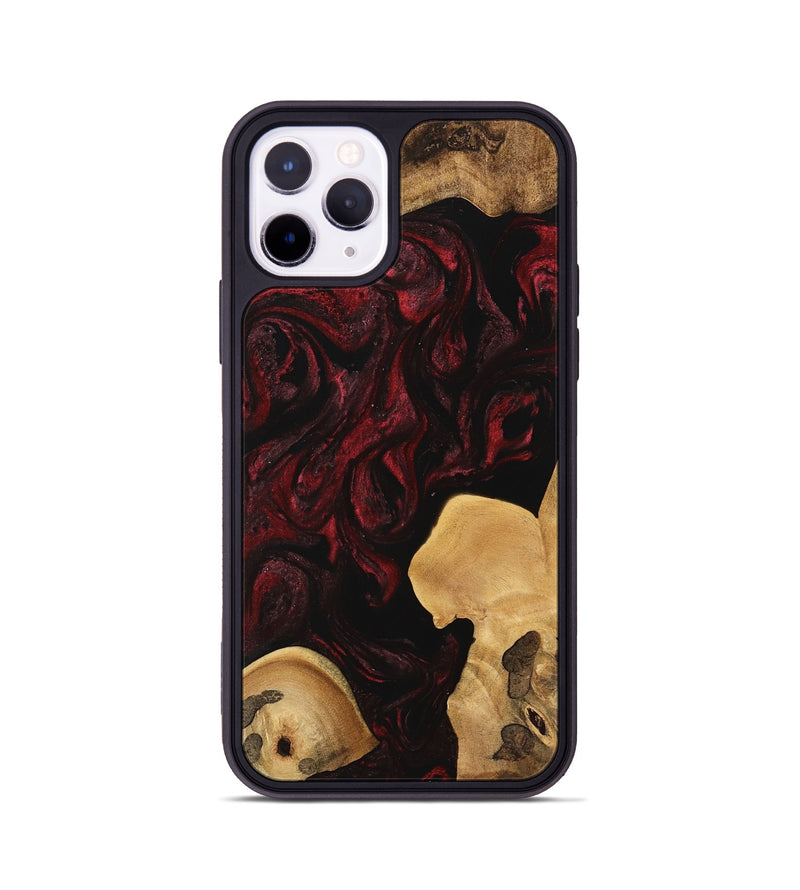 iPhone 11 Pro Wood Phone Case - Kesha (Red, 740827)