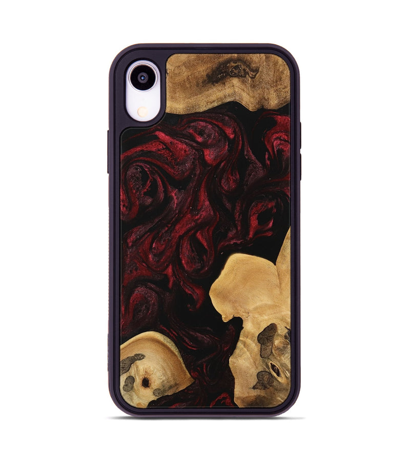 iPhone Xr Wood Phone Case - Kesha (Red, 740827)