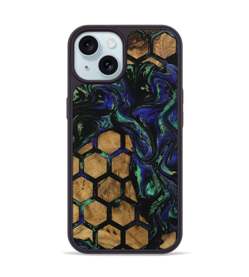 iPhone 15 Wood Phone Case - Arda (Pattern, 740830)