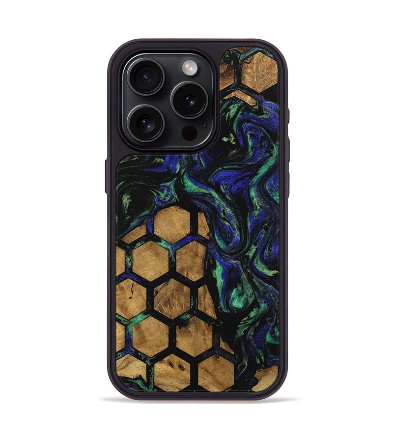 iPhone 15 Pro Wood Phone Case - Arda (Pattern, 740830)