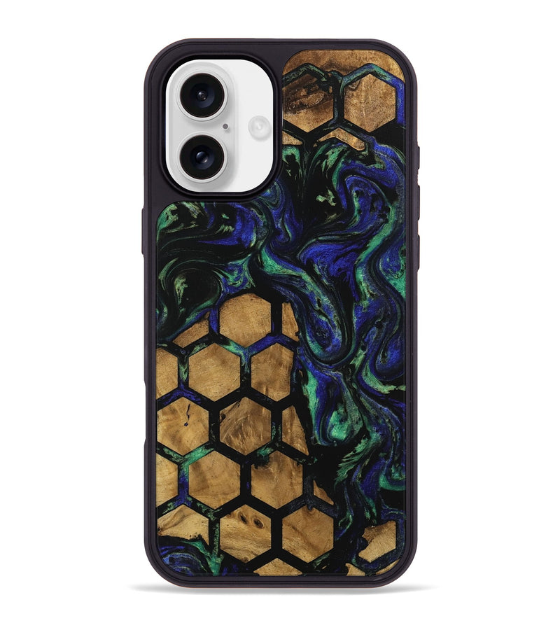 iPhone 16 Plus Wood Phone Case - Arda (Pattern, 740830)