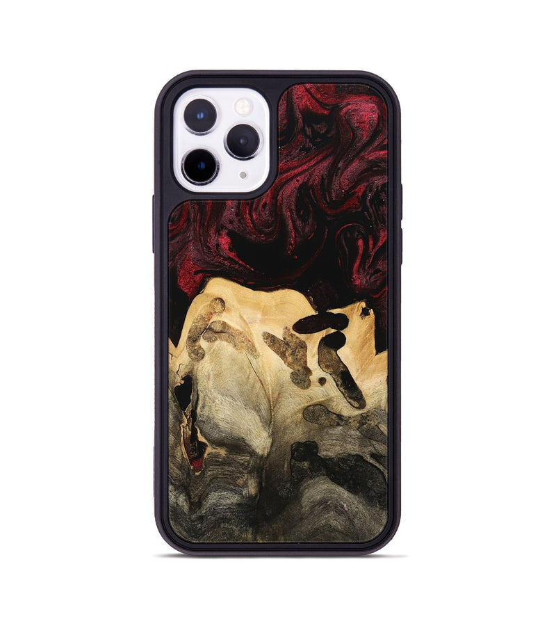 iPhone 11 Pro Wood Phone Case - Hobart (Red, 740836)