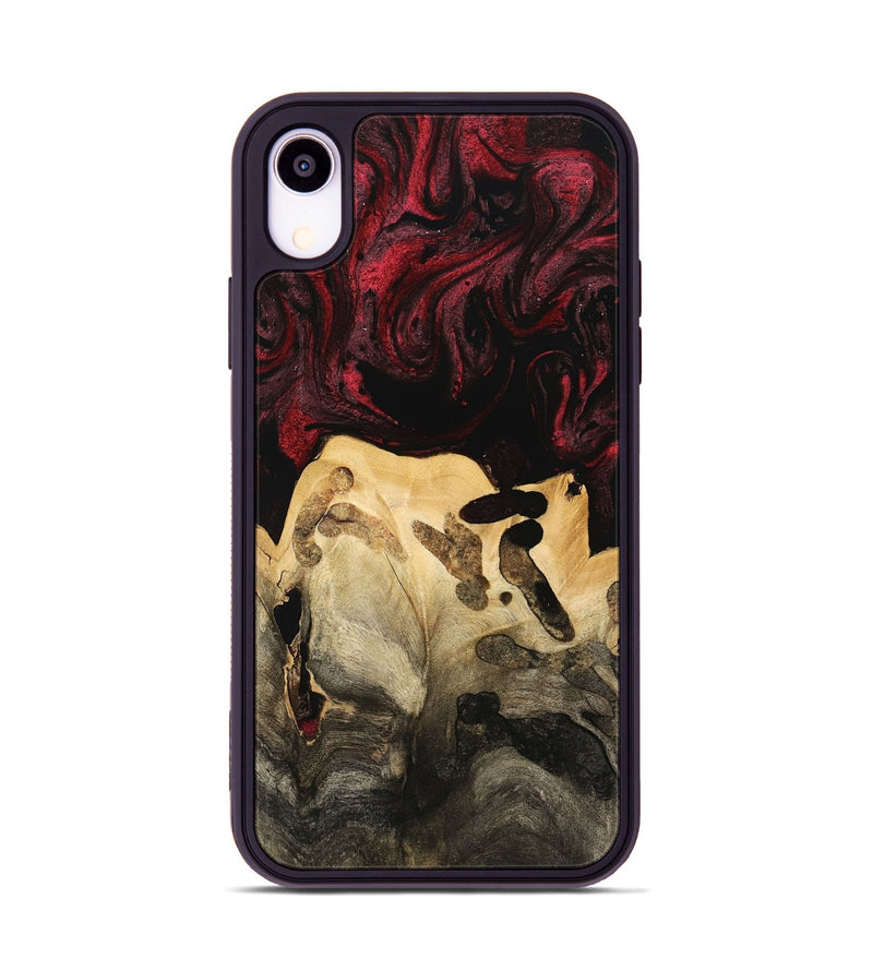 iPhone Xr Wood Phone Case - Hobart (Red, 740836)