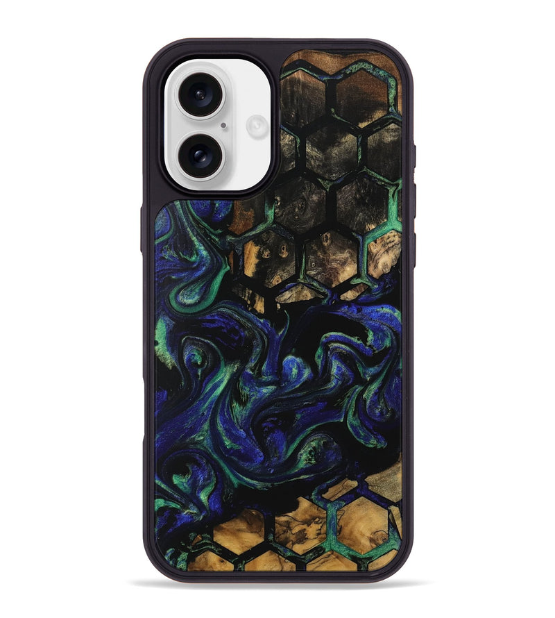 iPhone 16 Plus Wood Phone Case - Pramod (Pattern, 740840)