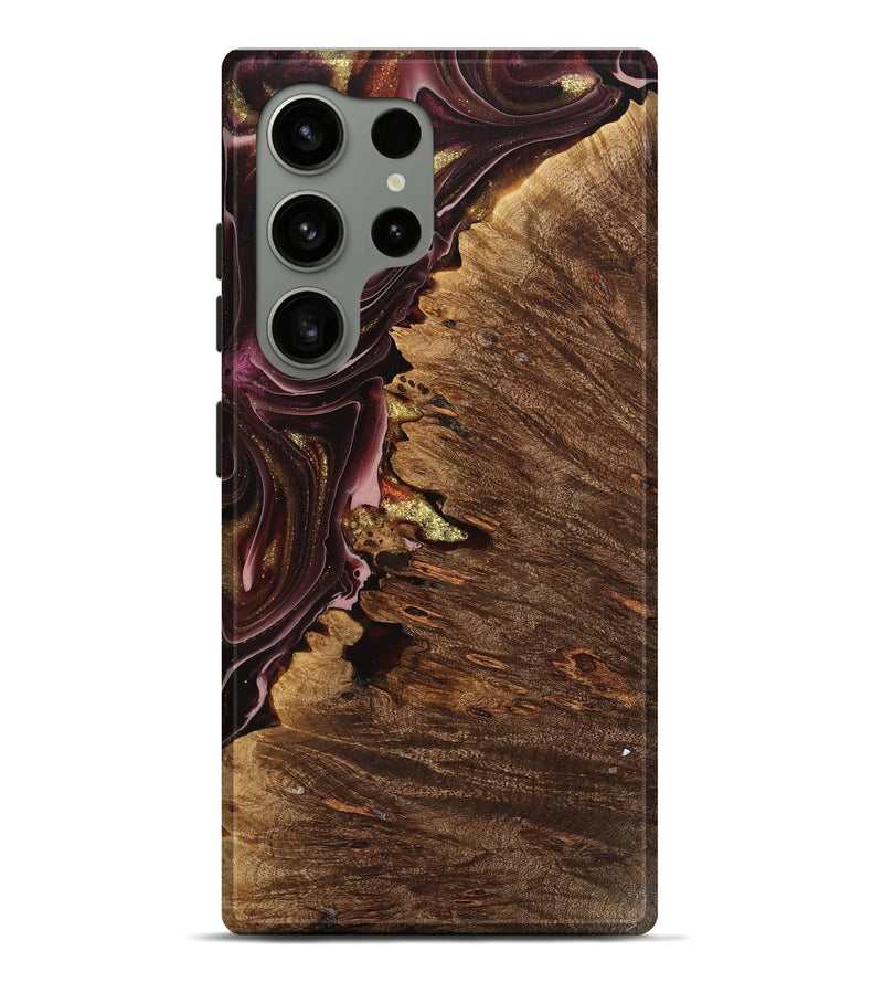 Galaxy S24 Ultra Wood Live Edge Phone Case - Willeke (Red, 740900)