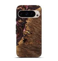 Pixel 9 Pro Wood Live Edge Phone Case - Willeke (Red, 740900)