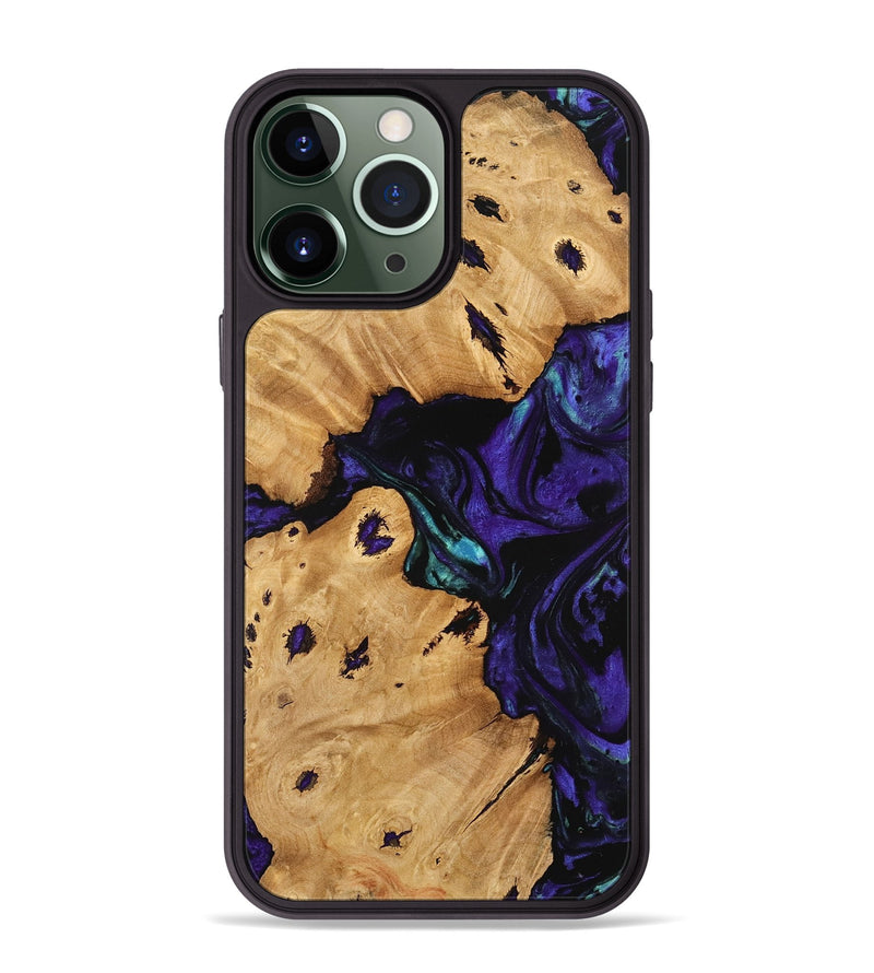 iPhone 13 Pro Max Wood Phone Case - Kailyn (Purple, 740904)