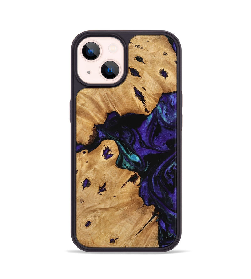 iPhone 14 Wood Phone Case - Kailyn (Purple, 740904)