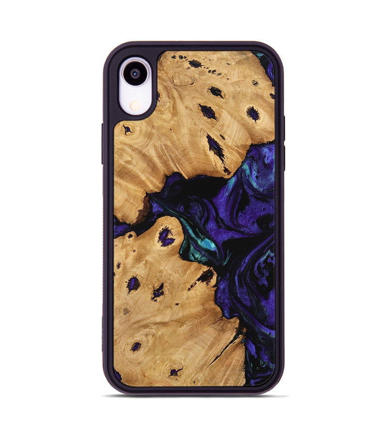 iPhone Xr Wood Phone Case - Kailyn (Purple, 740904)