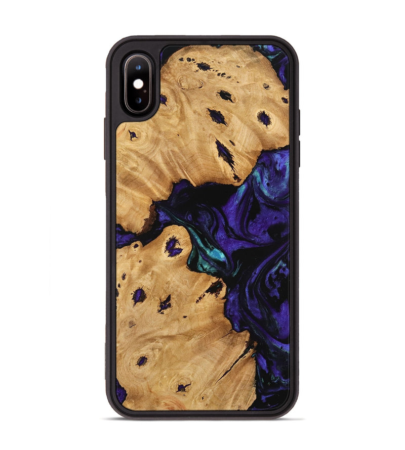 iPhone Xs Max Wood Phone Case - Kailyn (Purple, 740904)