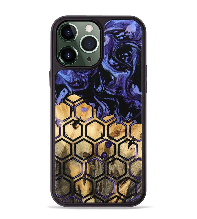 iPhone 13 Pro Max Wood Phone Case - Romona (Pattern, 740913)