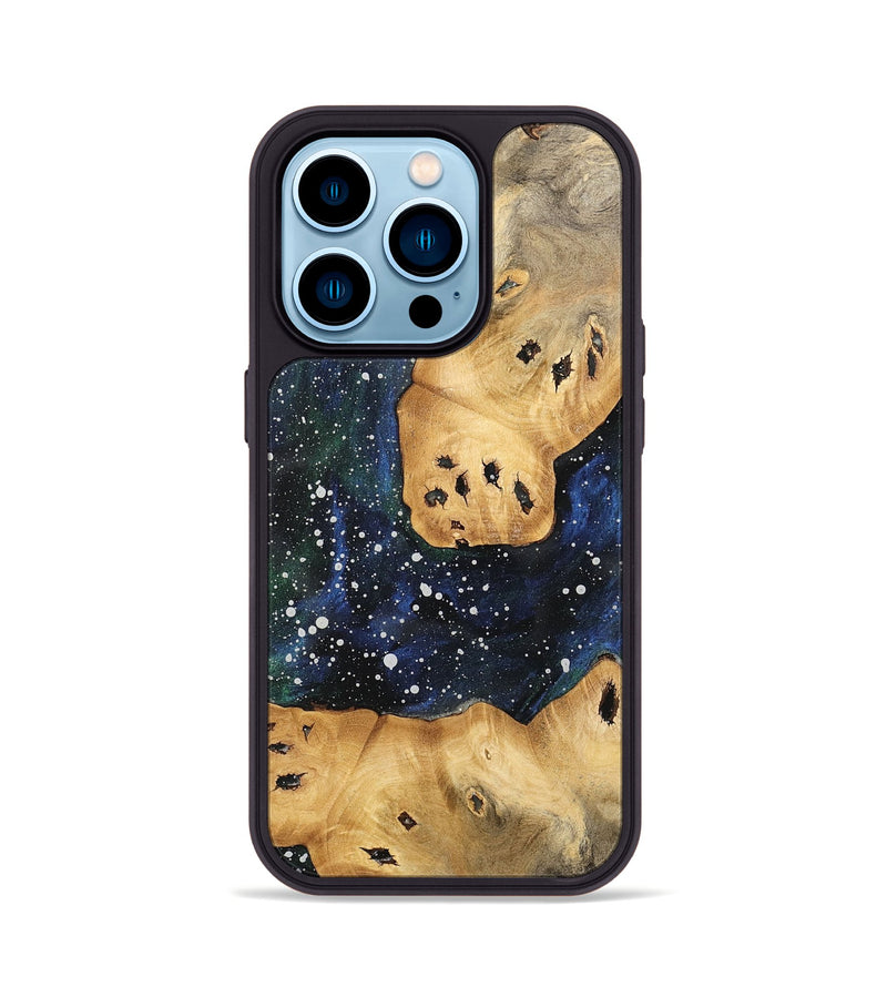 iPhone 14 Pro Wood Phone Case - Lenee (Cosmos, 740938)