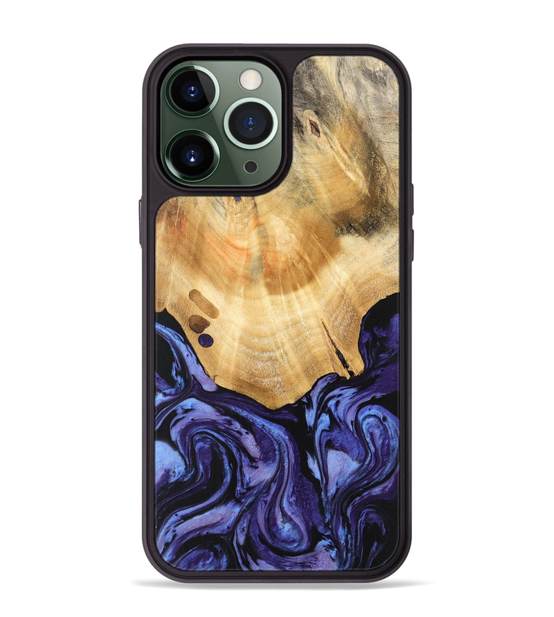 iPhone 13 Pro Max Wood Phone Case - Jadiel (Purple, 740939)