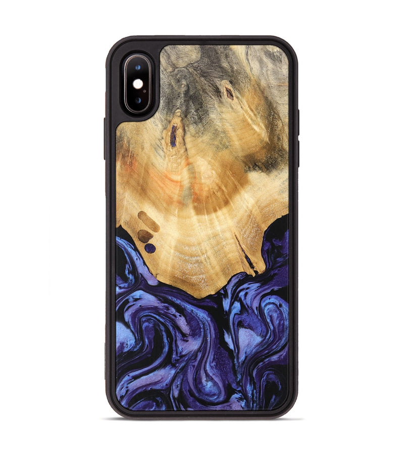 iPhone Xs Max Wood Phone Case - Jadiel (Purple, 740939)