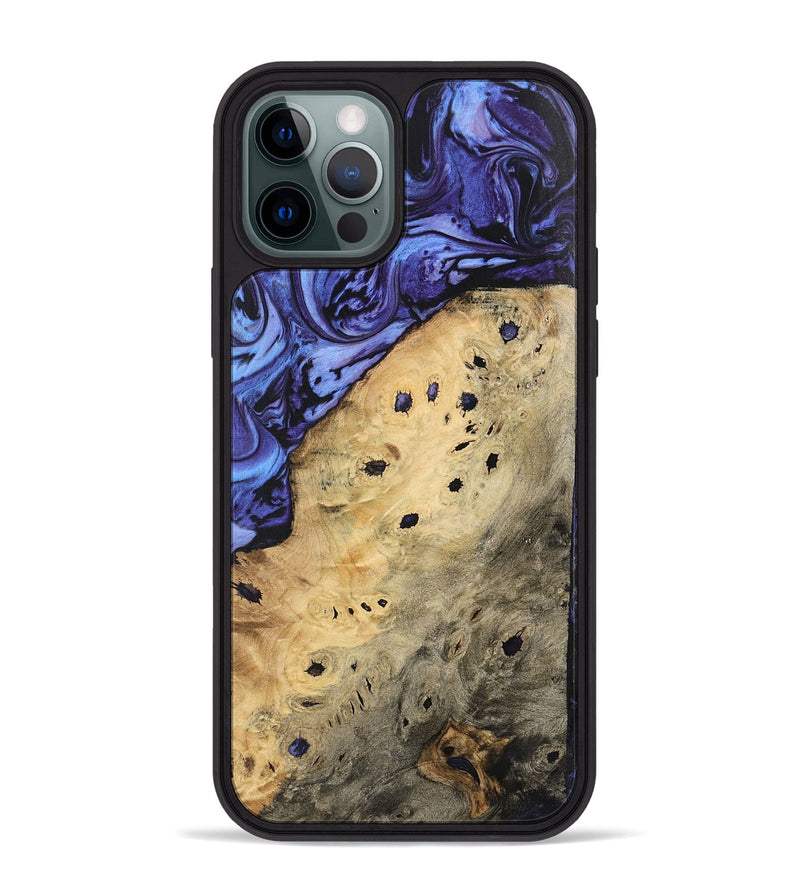 iPhone 12 Pro Max Wood Phone Case - Barby (Purple, 740940)