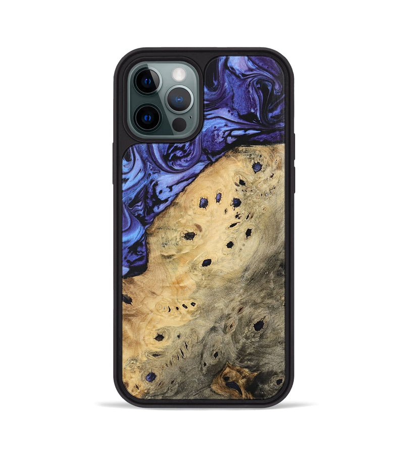 iPhone 12 Pro Wood Phone Case - Barby (Purple, 740940)