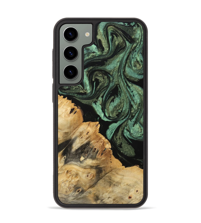 Galaxy S23 Plus Wood Phone Case - Sophey (Green, 740948)