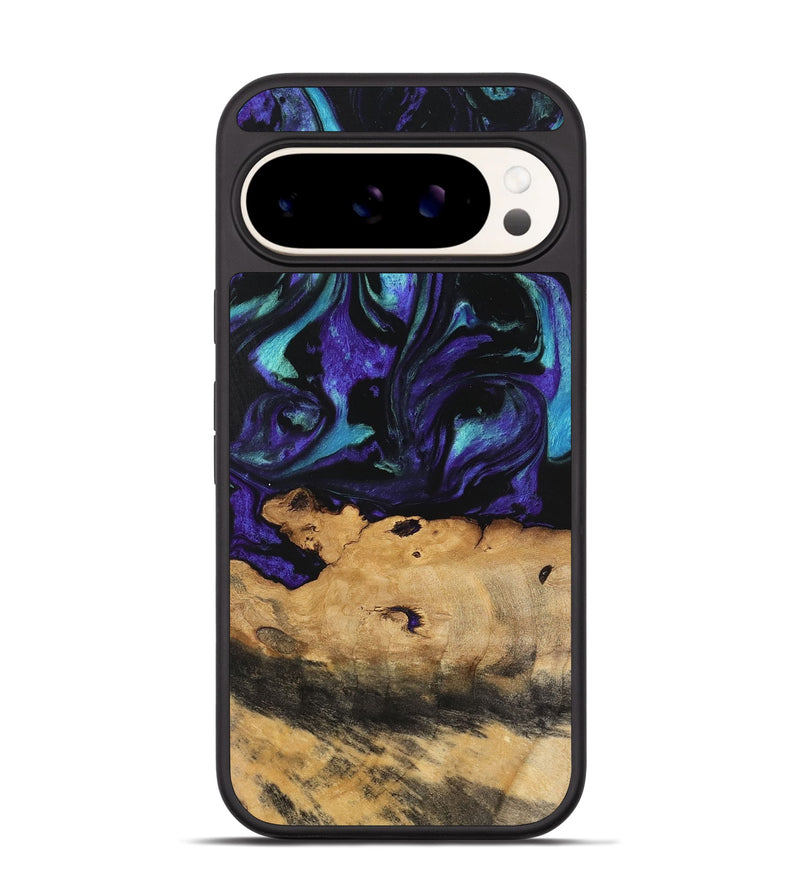 Pixel 9 Pro Wood Phone Case - Joyous (Purple, 740949)