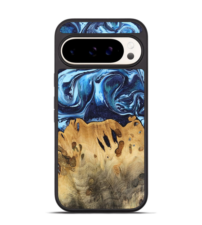 Pixel 9 Pro Wood Phone Case - Tresich (Blue, 740953)