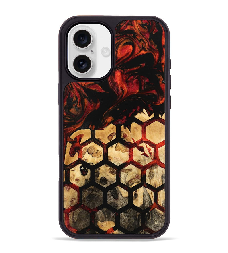 iPhone 16 Plus Wood Phone Case - Cavin (Pattern, 740969)