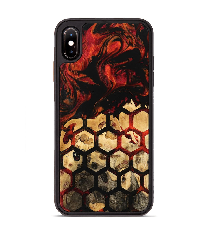 iPhone Xs Max Wood Phone Case - Cavin (Pattern, 740969)