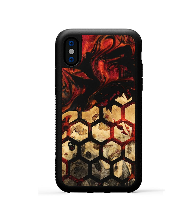 iPhone Xs Wood Phone Case - Cavin (Pattern, 740969)