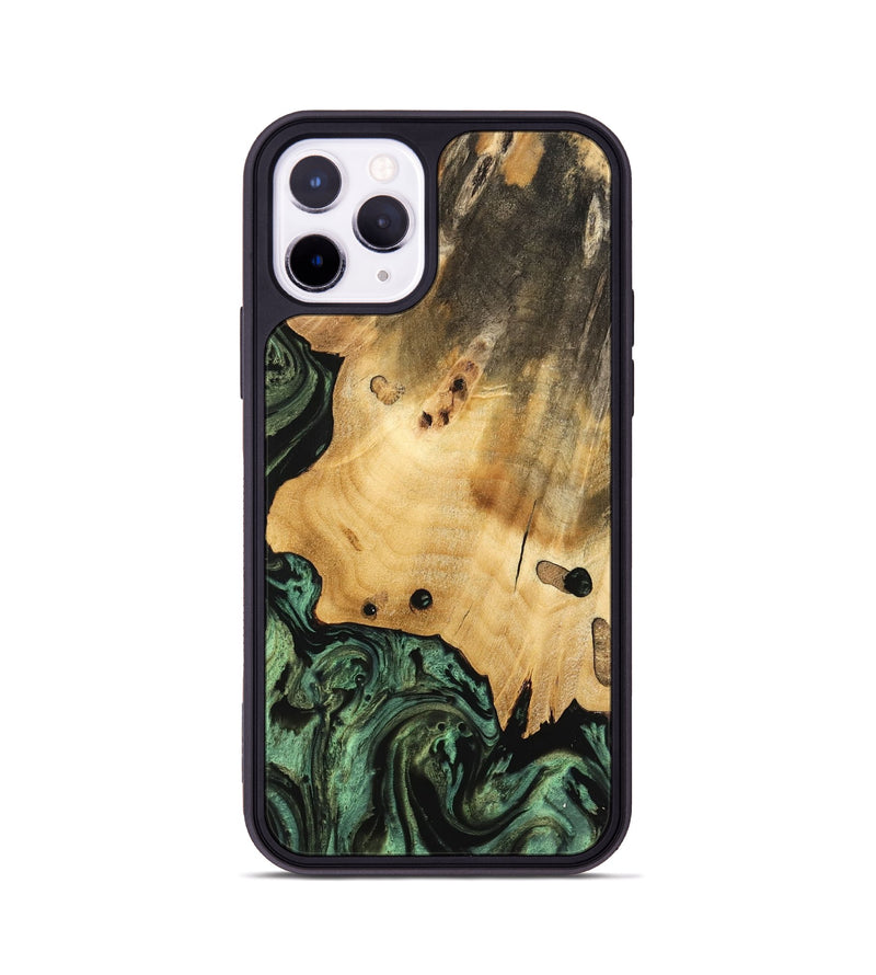 iPhone 11 Pro Wood Phone Case - Giza (Green, 740979)