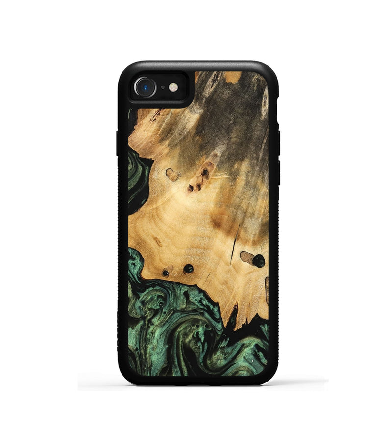 iPhone SE Wood Phone Case - Giza (Green, 740979)