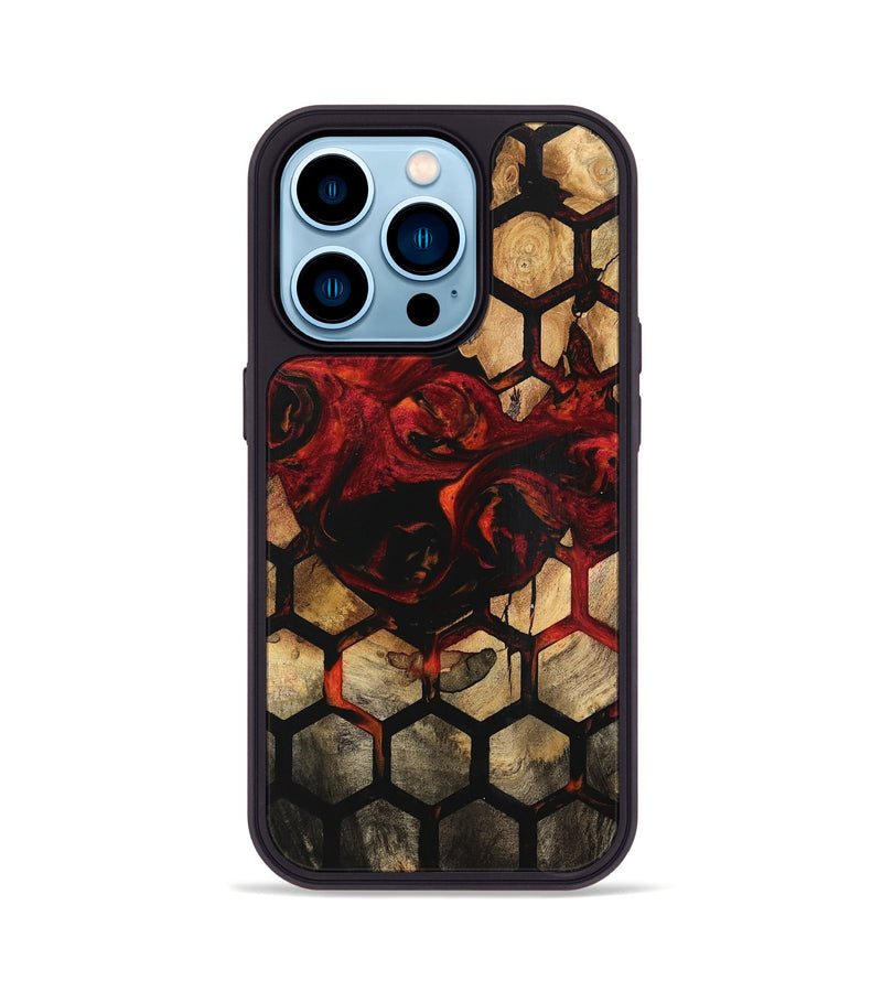 iPhone 14 Pro Wood Phone Case - Metti (Pattern, 740984)