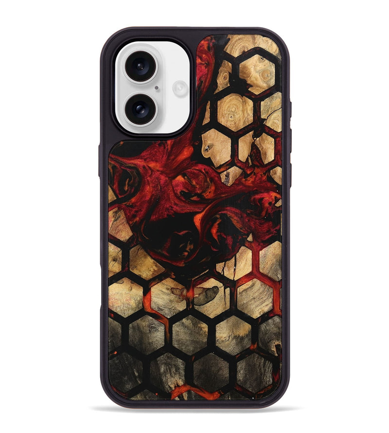 iPhone 16 Plus Wood Phone Case - Metti (Pattern, 740984)