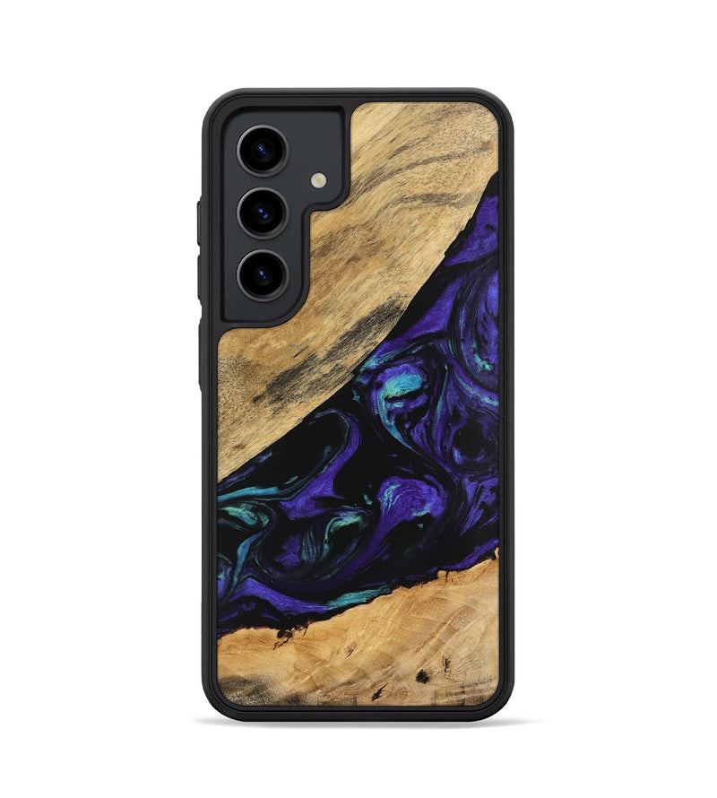 Galaxy S24 Wood Phone Case - Cale (Purple, 740991)